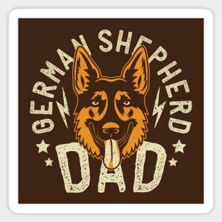 German Shepherd Dad Sticker